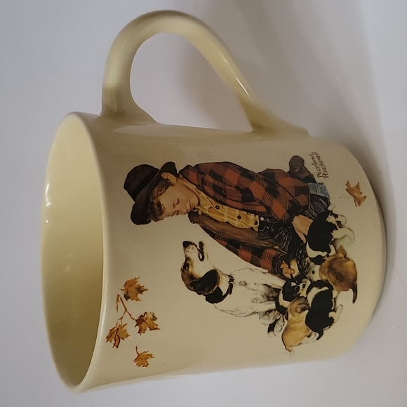A Boy And His Dog 1984 Norman Rockwell Museum Souvenir Coffee Mug - Picture 10 of 12